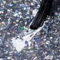 Vernis Semi-Permanent 7,2 ml - Silver Confetti Vernis Semi-Permanent 7,2 ml - Silver Confetti