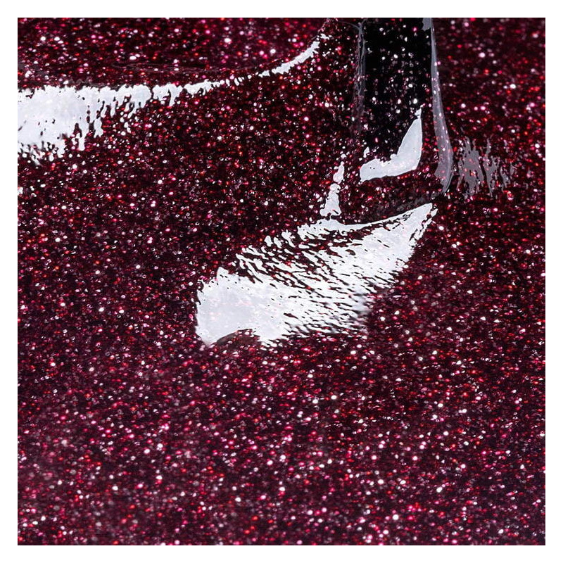 Glitter Effect Base Burgund Shine Glitter Effect Base Burgund Shine