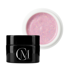 MC BEAUTY Hard Gel Soak Off Glitter Pink 30 ml