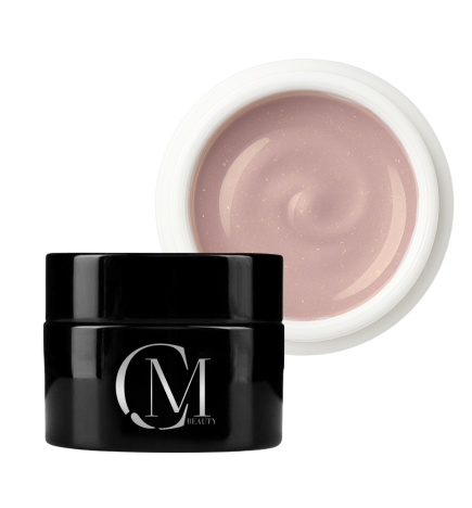 MC BEAUTY Hard Gel Soak Off Glitter Peach 30 ml