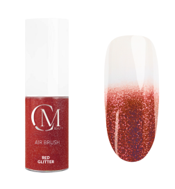 MC BEAUTY Air Brush Red Glitter 10g