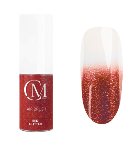MC BEAUTY Air Brush Red Glitter 10g